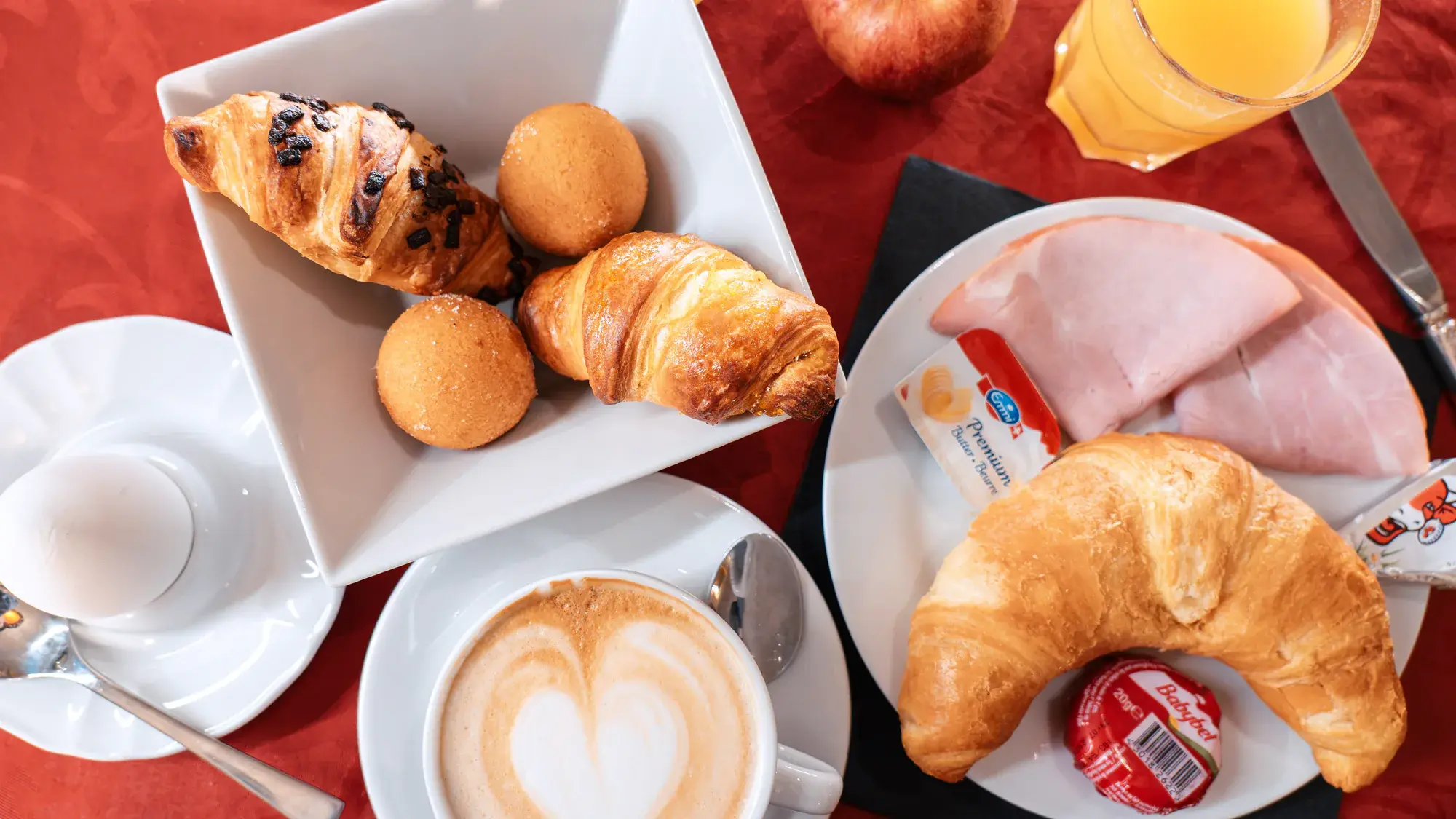 Frühstück im Café
