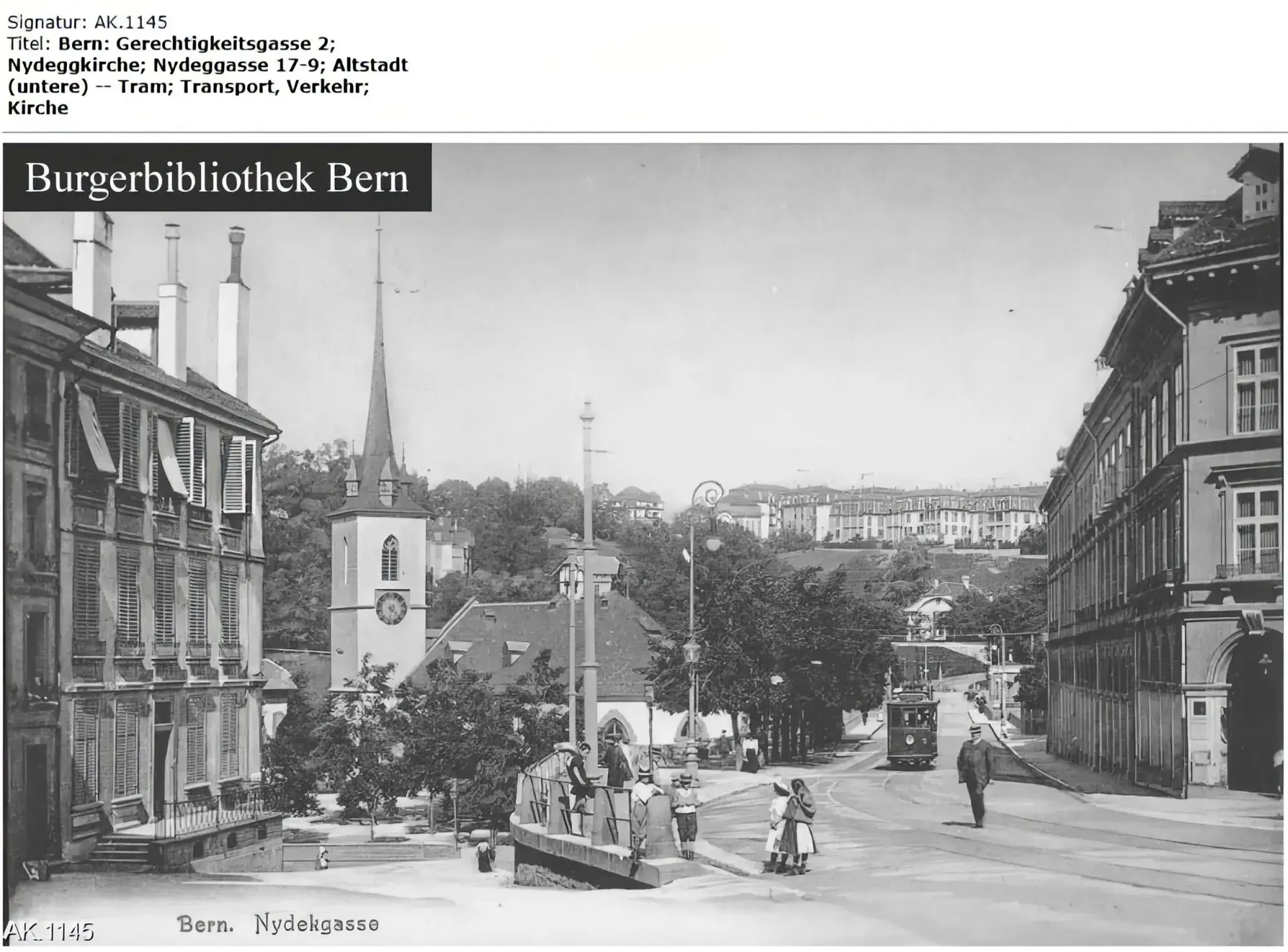 Nydeggkirche & Tram